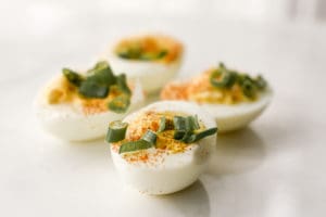 deviled eggs; week 4 recipe | meg marie fitness