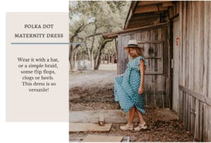 asos maternity | polka dot dress | meg marie wallace | maternity style | pregnancy