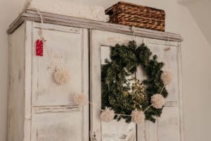 reindeer tan pom garland | meg Marie Wallace | W6 Christmas Shop