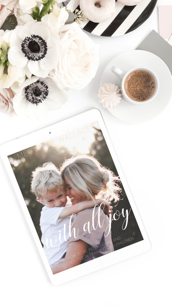 with all joy ebook | meg Marie Wallace | parenting ebook