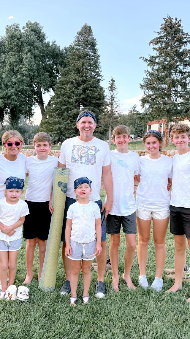First Day at Glorieta 🌄

We’ve always dreamed of doing a family camp—and this summer, with it being Kate’s last one before college, we knew the time was now.

This video is from our first full day at Glorieta, and from the moment we arrived, we felt so welcomed. 

The mountains took our breath away, the green fields felt like a deep exhale, and wildflowers lined the path like lovely little reminders of God’s grace, beauty and joy.

The staff greeted us with genuine kindness, helped us get checked in, and even gave us a welcome bag filled with snacks and a handwritten note. 

Already our family is loving it here—and after tonight’s color war kickoff (yes, I wore a shower cap under my bandana to protect the hair 😄 (@austen.thelightcollective you’d be so proud of me for keeping my hair safe), we’re all in. The food has been great, the activities a blast and the devotional time so refreshing. 

And yet, our hearts are still tethered to South Texas. The loss of so many young campers due to the recent flooding has left a deep ache. We are continuing to hold those families in our hearts this week as we step into this gift of time together—grateful, sobered, and present.

May we never take these moments for granted.
Every breath, every laugh, every mountain view… it’s all grace, none of it deserved. 

#glorieta #glorietacamps @glorietacampsnm