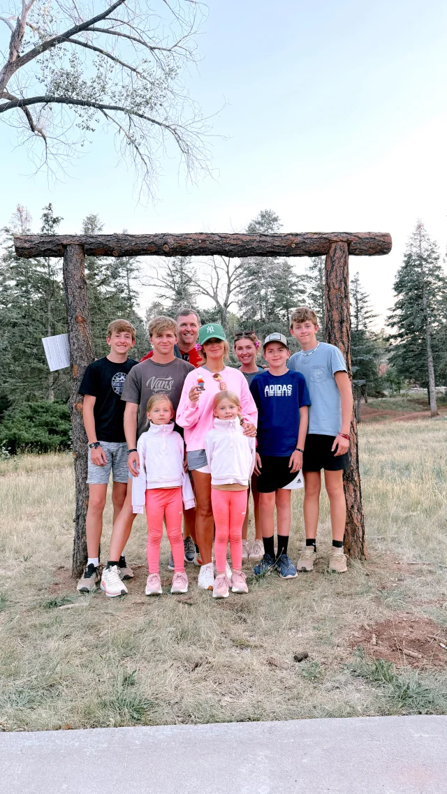 Our Favorite Moment at Glorieta 🌿🕊️🌅

A week full of wild adventure—mountain scooters, zip lines, lake swims, themed nights, and s’mores by the fire—there was one moment that stood out above the rest.

It was sacred. It was still.

On our 4th night there, we walked together through the Prayer Garden. Littered with flowers—-worship music filling the air—-a path that guided us from one station to the next, each designed to help us pause, reflect, and draw near to God and one another.

At one station, we took a moment to encourage each other and create sand art to symbolize the unique value of each person in our family. 

At another, we painted blue over a beautiful image as a way of confessing sin—offering one another grace, forgiveness, and a fresh beginning.

At another station we wrote down the kind of family we want to be… and chose one phrase from the camp guide that reflects what we live by. 

For us, that was easy: “Pass out flowers.”

If you’ve followed me for any length of time, you know this one well. It’s our way of saying that no matter how we’re treated, no matter how bad the circumstances, we will choose to be who God made us to be. 

We choose love. 

We choose forgiveness. Kindness. Grace. Compassion. 

We pass out flowers. Not because it’s easy, but because it’s who He calls us to be.

At the final station, we prayed together and took communion as a family. 

By then, the sun had slipped behind the mountains. The music played softly, and I felt the weight and wonder of the moment sink deep.

Yes, the games have been fun. The lake and jumping off platforms was amazing. The laughter unforgettable.

But this?

This is what we’ll remember most.

Confession. Repentance. Encouragement. Worship. Communion.

Setting our hearts again on what truly matters.

If you’ve ever considered Glorieta Family Camp, let this be your nudge. It’s more than just a vacation—it’s a chance to connect, reset, and anchor your family in what lasts forever.

#glorietafamilycamp #matteringthings #familydiscipleship #passoutflowers #eternallyminded #campmemories